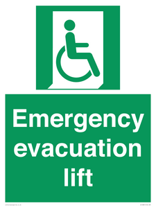 Emergency evacuation lift